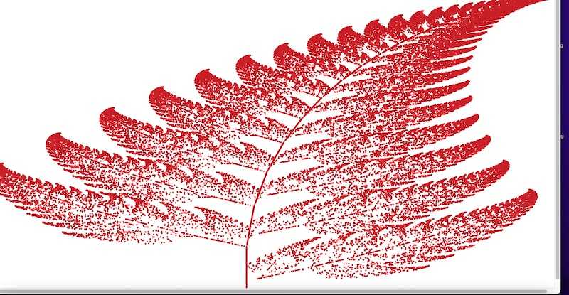 ES6 Barnsley Fern